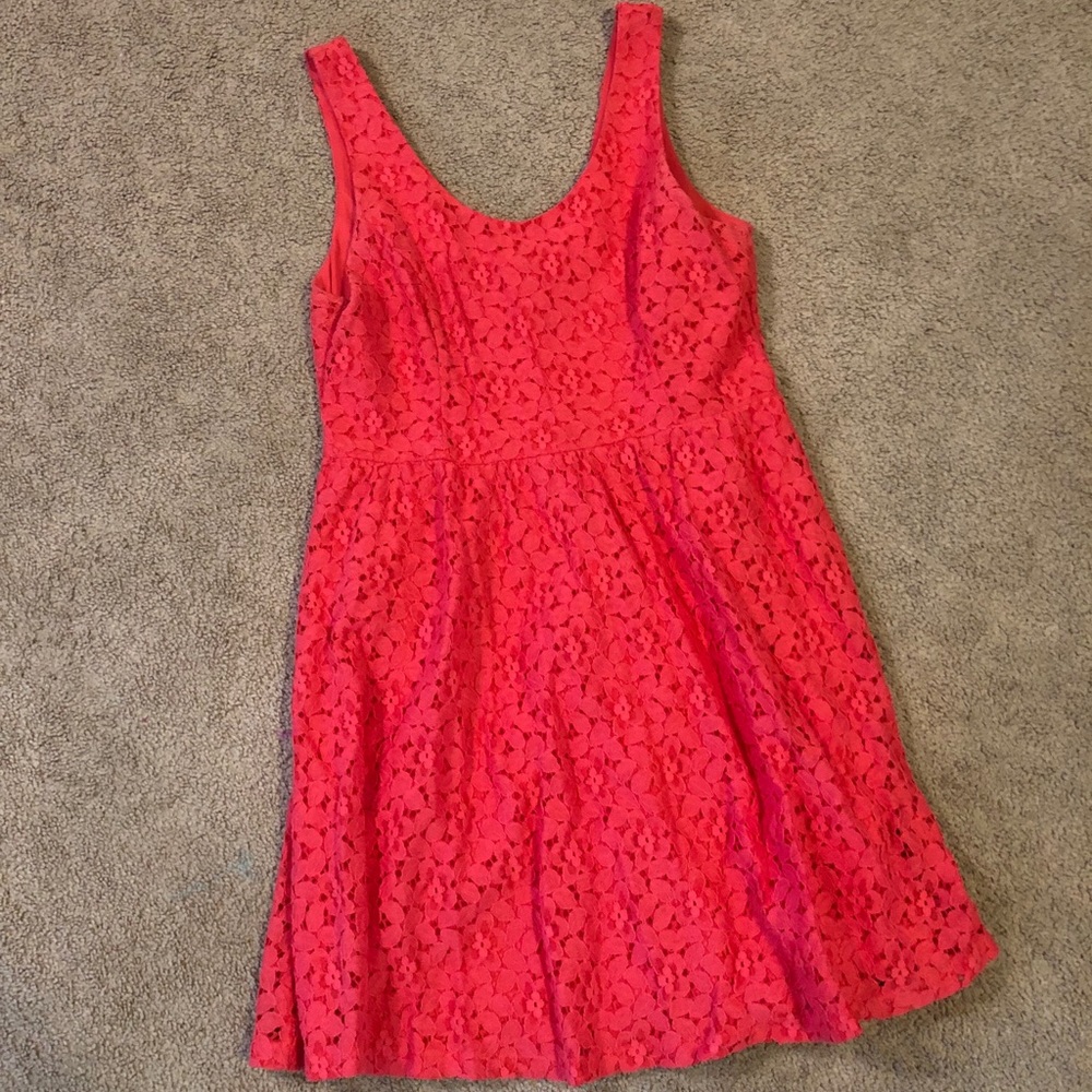 Lush Orange Lace dress